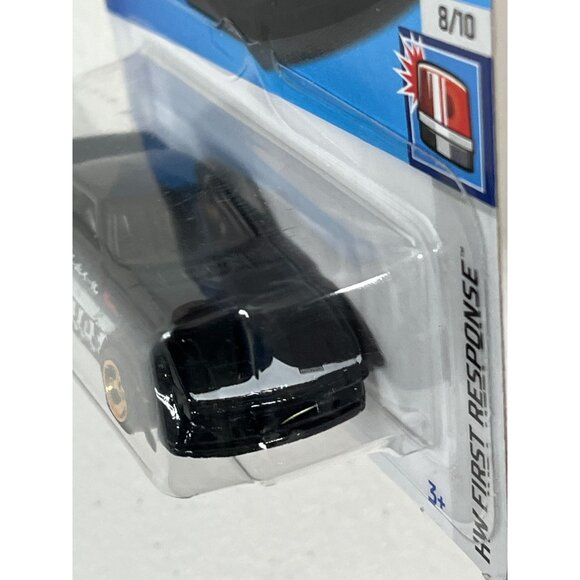 Hot Wheels Mazda RX-7 Black Police Car HW First Response Diecast 1:64 - Picture 5 of 6
